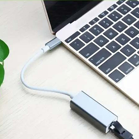 Adaptor USB Type-C la Rețea Ethernet RJ45 1000 Mbps